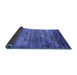 Sideview of Oriental Blue Industrial Rug, urb2493blu