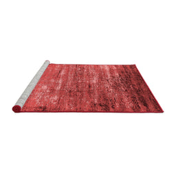 Industrial Red Washable Rugs