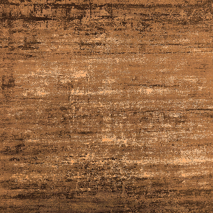 Square Oriental Orange Industrial Rug, urb2493org