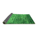 Sideview of Oriental Green Industrial Rug, urb2494grn