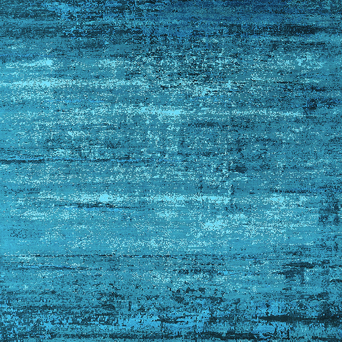 Square Oriental Light Blue Industrial Rug, urb2494lblu