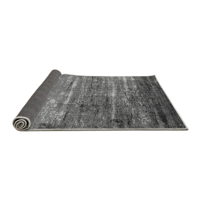 Sideview of Oriental Gray Industrial Rug, urb2494gry