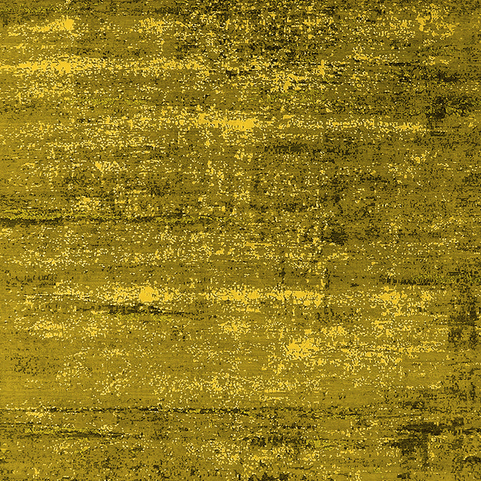 Machine Washable Oriental Yellow Industrial Rug, wshurb2494yw