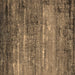 Square Oriental Brown Industrial Rug, urb2494brn