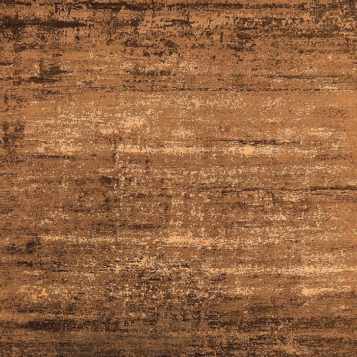 Square Machine Washable Oriental Orange Industrial Area Rugs, wshurb2494org