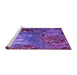 Sideview of Machine Washable Oriental Purple Industrial Area Rugs, wshurb2495pur