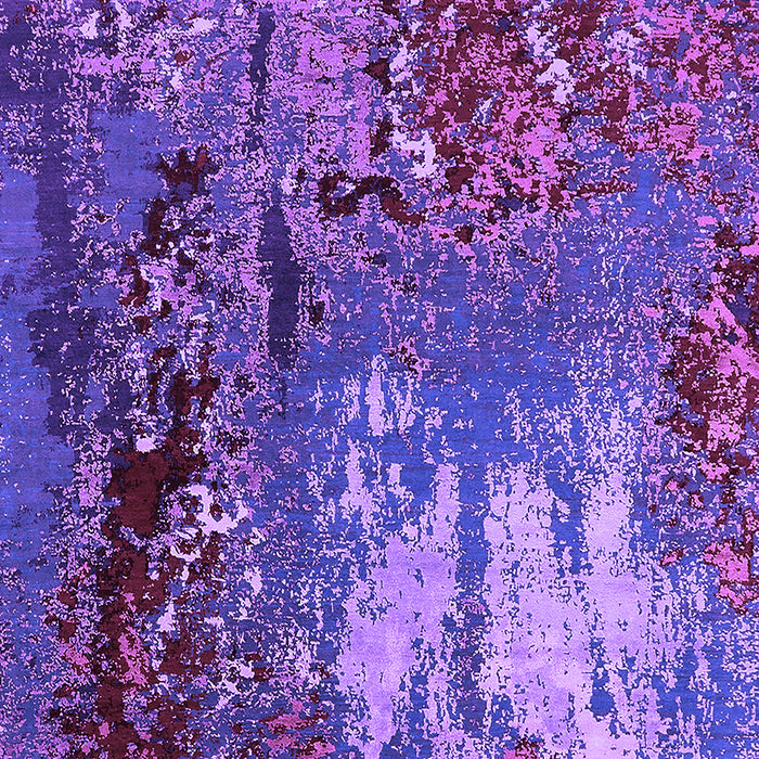 Machine Washable Oriental Purple Industrial Area Rugs, wshurb2495pur