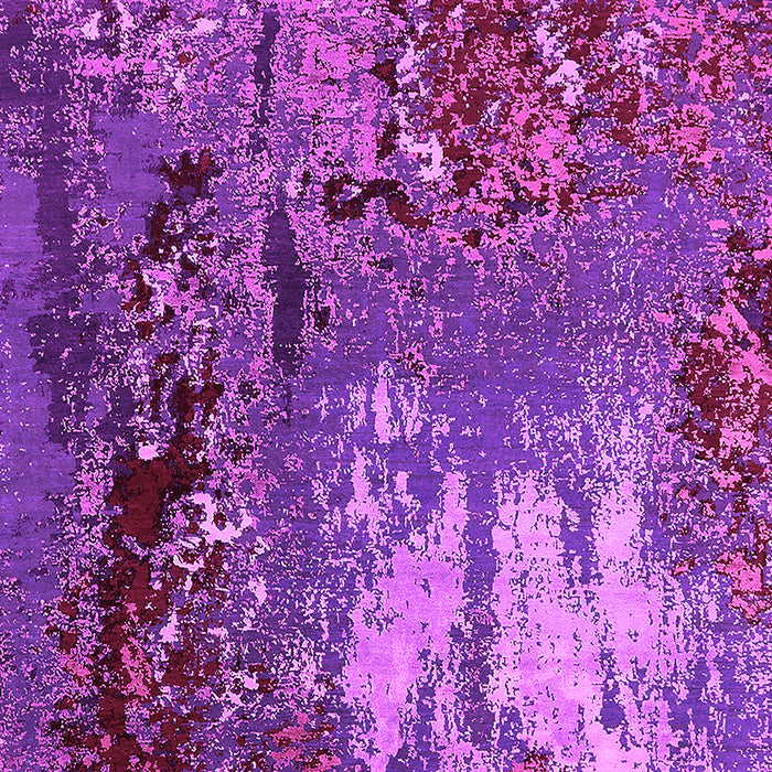 Machine Washable Oriental Pink Industrial Rug, wshurb2495pnk