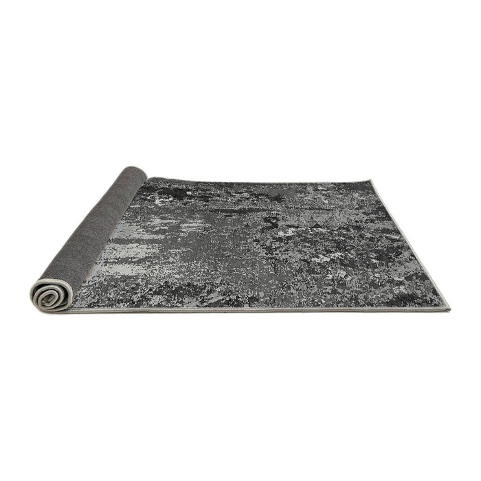 Sideview of Oriental Gray Industrial Rug, urb2495gry