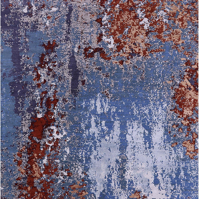 Mid-Century Modern Plum Purple Oriental Rug, urb2495