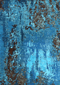 Oriental Light Blue Industrial Rug, urb2495lblu