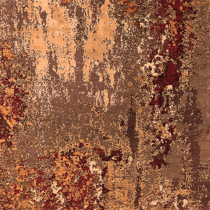 Oriental Orange Industrial Rug, urb2495org