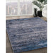 Machine Washable Industrial Modern Purple Navy Blue Rug in a Family Room, wshurb2496