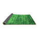 Sideview of Oriental Green Industrial Rug, urb2496grn