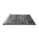 Sideview of Machine Washable Oriental Gray Industrial Rug, wshurb2496gry