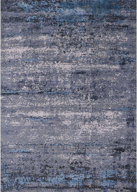 Machine Washable Industrial Modern Purple Navy Blue Rug, wshurb2496