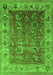 Oriental Green Traditional Rug, urb2497grn