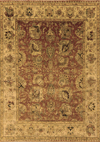 Oriental Brown Traditional Rug, urb2497brn