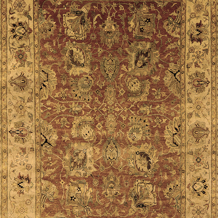 Oriental Brown Traditional Rug, urb2497brn