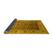 Sideview of Oriental Yellow Traditional Rug, urb2497yw