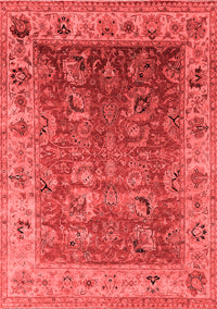 Oriental Red Traditional Rug, urb2497red