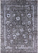 Machine Washable Industrial Modern Gray Rug, wshurb2498