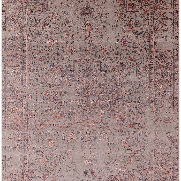 Machine Washable Industrial Modern Puce Purple Rug, wshurb2499