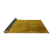 Sideview of Oriental Yellow Industrial Rug, urb2499yw