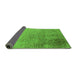 Sideview of Oriental Green Industrial Rug, urb2499grn