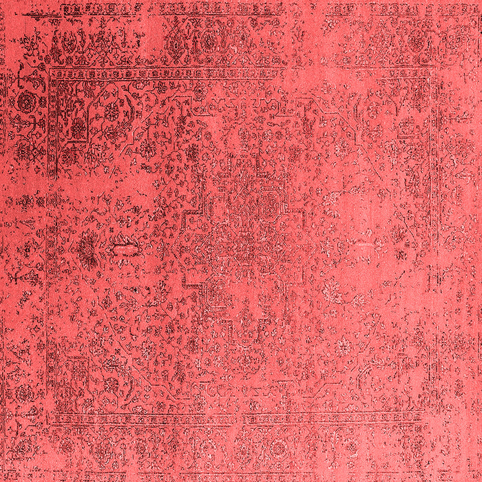 Machine Washable Oriental Red Industrial Rug, wshurb2499red