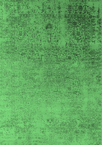 Oriental Emerald Green Industrial Rug, urb2499emgrn