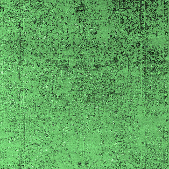Oriental Emerald Green Industrial Rug, urb2499emgrn