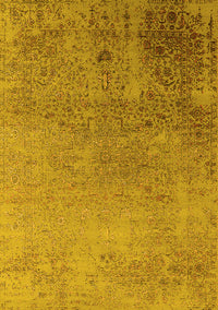 Oriental Yellow Industrial Rug, urb2499yw