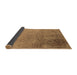 Sideview of Oriental Brown Industrial Rug, urb2499brn