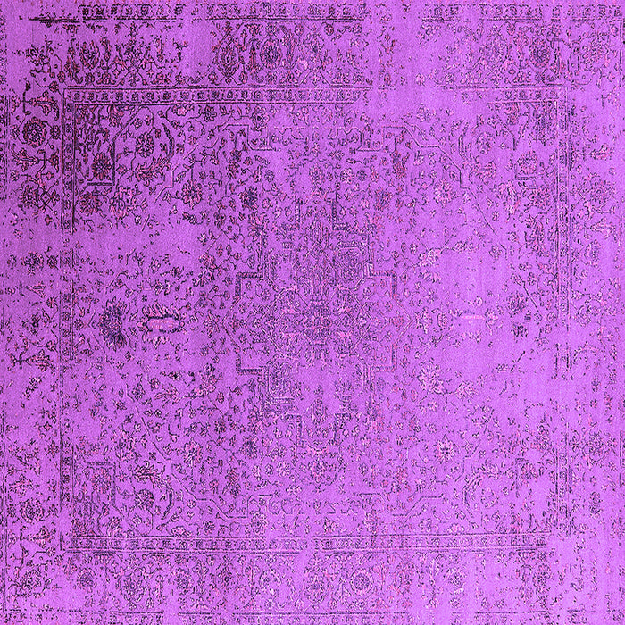 Square Oriental Purple Industrial Rug, urb2499pur