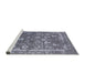 Sideview of Machine Washable Industrial Modern Purple Navy Blue Rug, wshurb2500