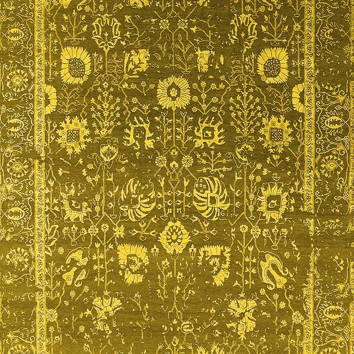 Oriental Yellow Industrial Rug, urb2500yw