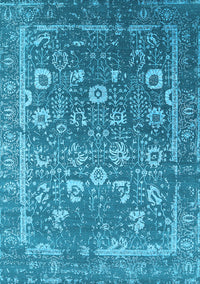 Oriental Light Blue Industrial Rug, urb2500lblu