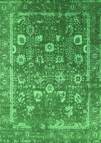 Oriental Green Industrial Rug, urb2500grn