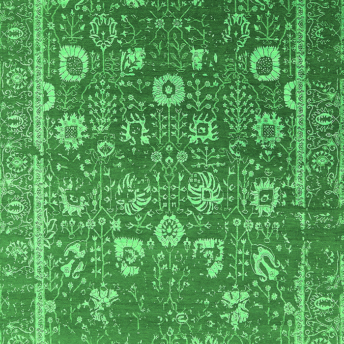 Oriental Green Industrial Rug, urb2500grn