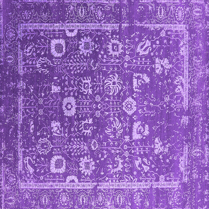Square Oriental Purple Industrial Rug, urb2500pur