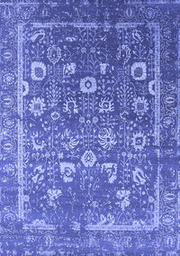 Oriental Blue Industrial Rug, urb2500blu