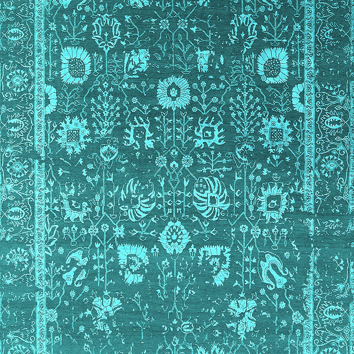Oriental Turquoise Industrial Rug, urb2500turq