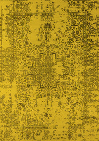 Oriental Yellow Industrial Rug, urb2501yw