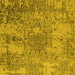 Square Oriental Yellow Industrial Rug, urb2501yw