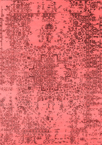 Oriental Red Industrial Rug, urb2501red