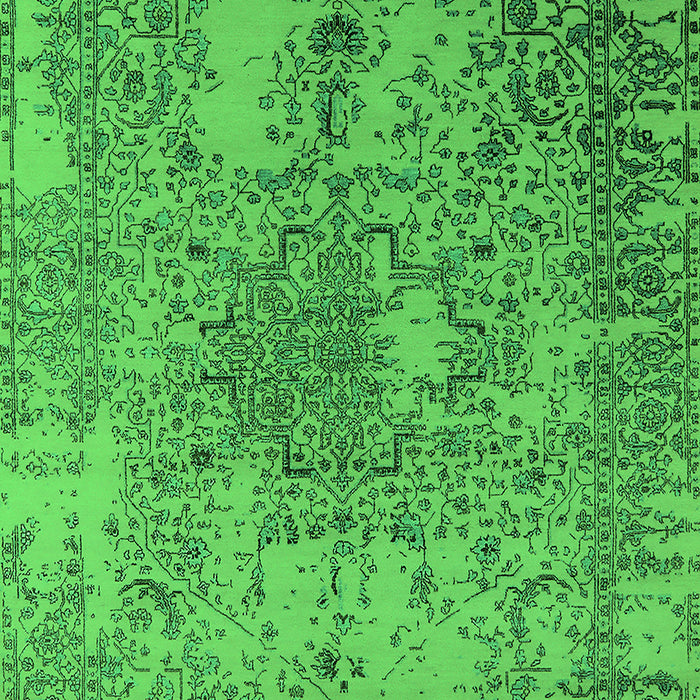 Oriental Green Industrial Rug, urb2501grn