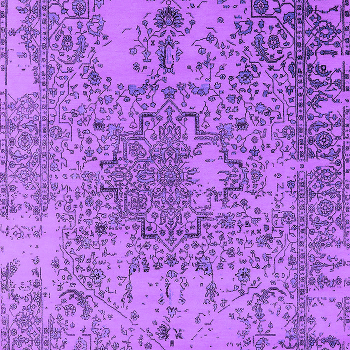 Machine Washable Oriental Purple Industrial Area Rugs, wshurb2501pur