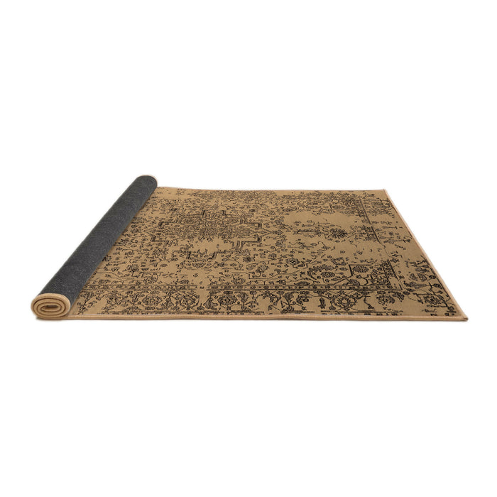 Sideview of Oriental Brown Industrial Rug, urb2501brn
