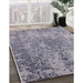 Machine Washable Industrial Modern Wisteria Purple Rug in a Family Room, wshurb2501